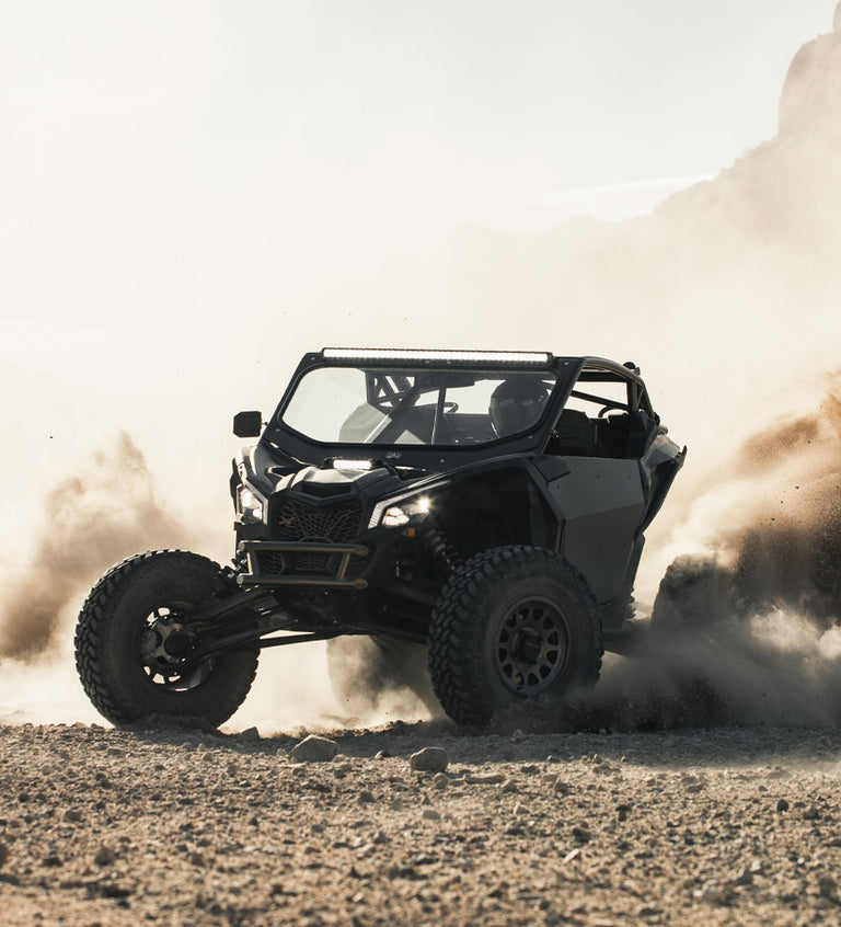 Can-am UTV offroad on Method Race Wheels 414 Bead Grip wheels.