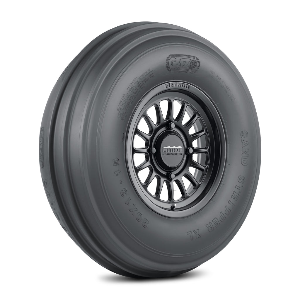 411 Bead Grip | Matte Black + Sand Stripper Front 30