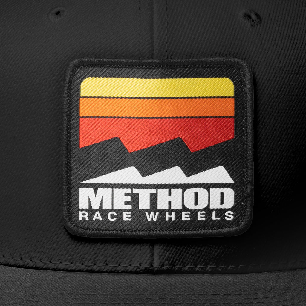 Method Mountain Flatbill Trucker | Snapback | Black – AP Method Mountain Flatbill Trucker | Snapback | Black – AP