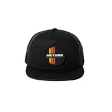 Method Classic Stripes Flatbill Trucker | Snapback | Black