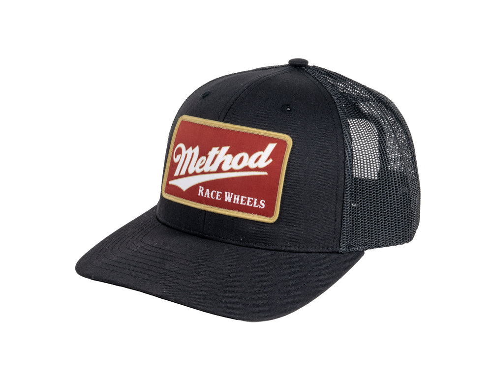 Snapback Method Cap Method Pub Patch Curvebill Trucker Hat| Snapback | Black – ap-h0077 ...