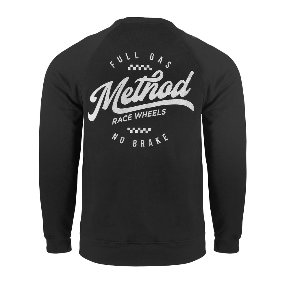 Method Classic Script Crewneck Sweatshirt| Black