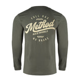 Method Classic Script Long Sleeve Tee | Military Green