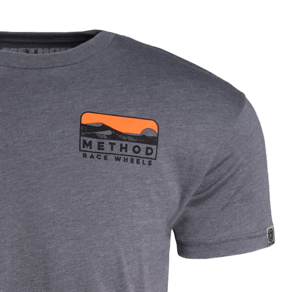 Method Duner Tee| Heathered Heavy Metal