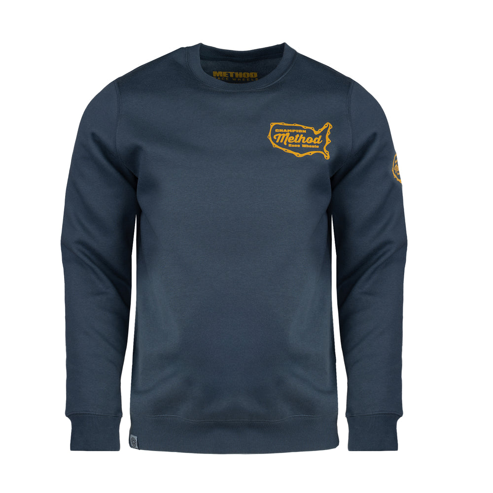 Method Gasket Crewneck Sweatshirt | Deep Steel Blue