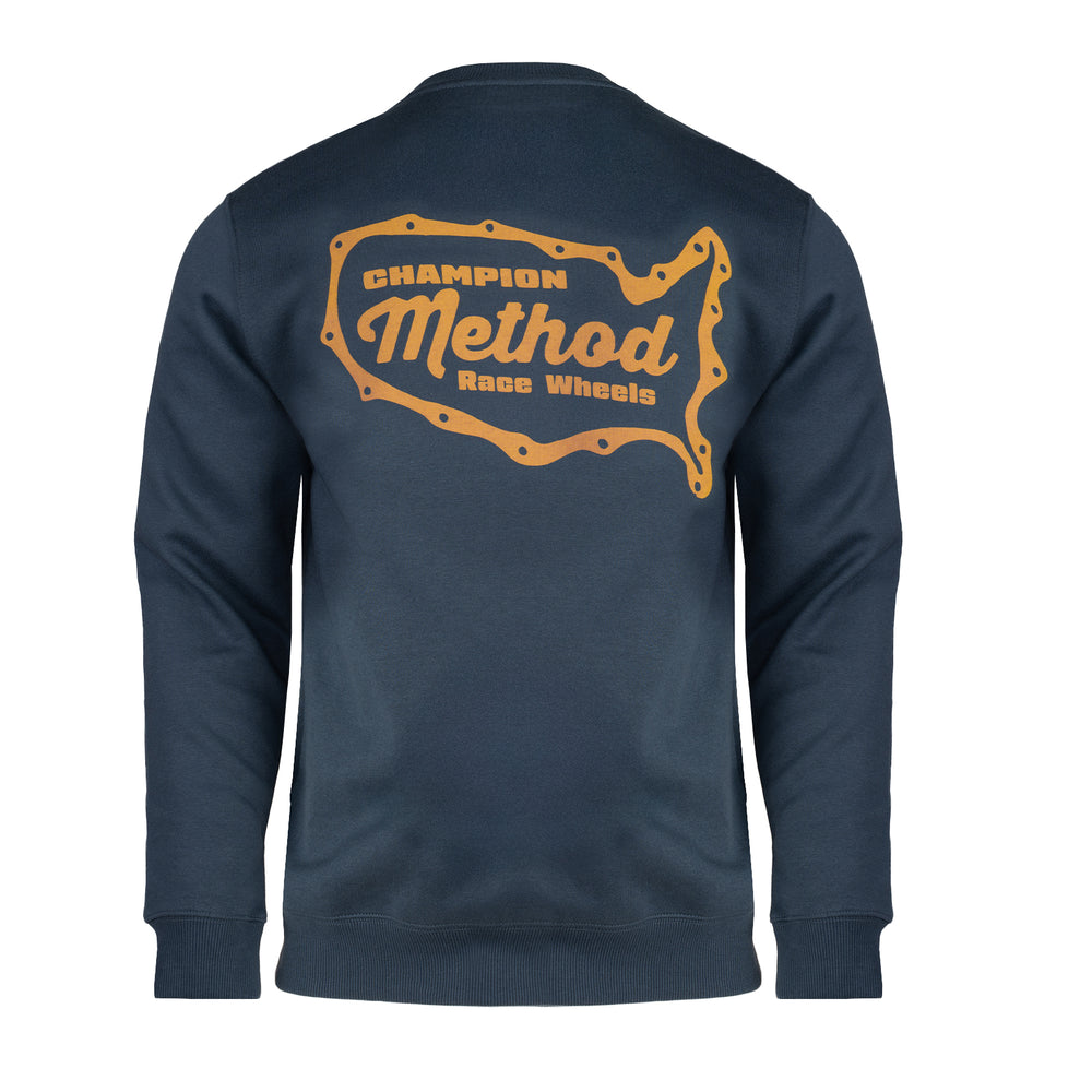 Method Gasket Crewneck Sweatshirt | Deep Steel Blue