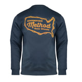 Method Gasket Crewneck Sweatshirt | Deep Steel Blue