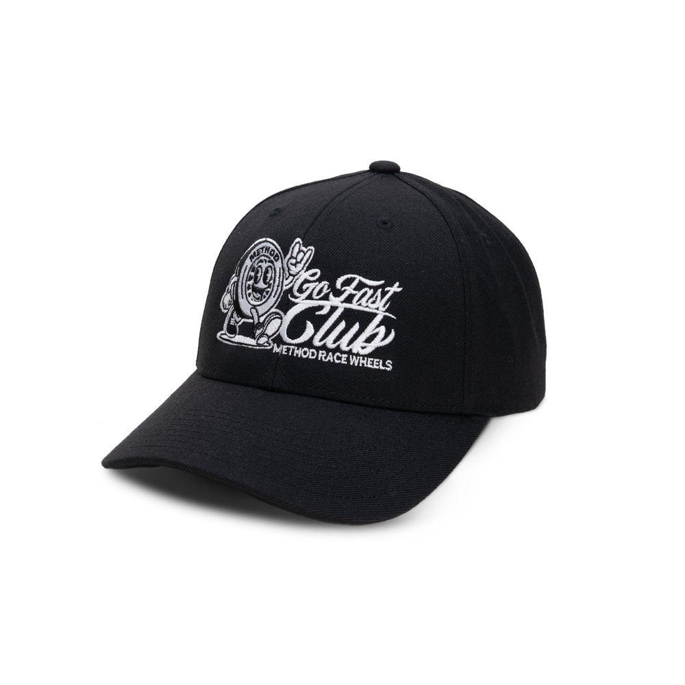 Method Go Fast Club Curvebill Trucker Hat | Snapback | Black