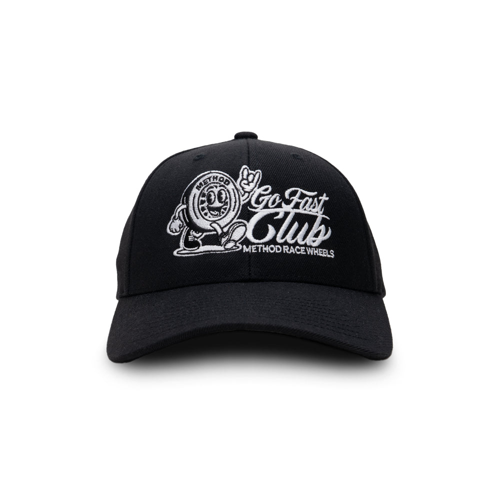 Method Go Fast Club Curvebill Trucker Hat | Snapback | Black