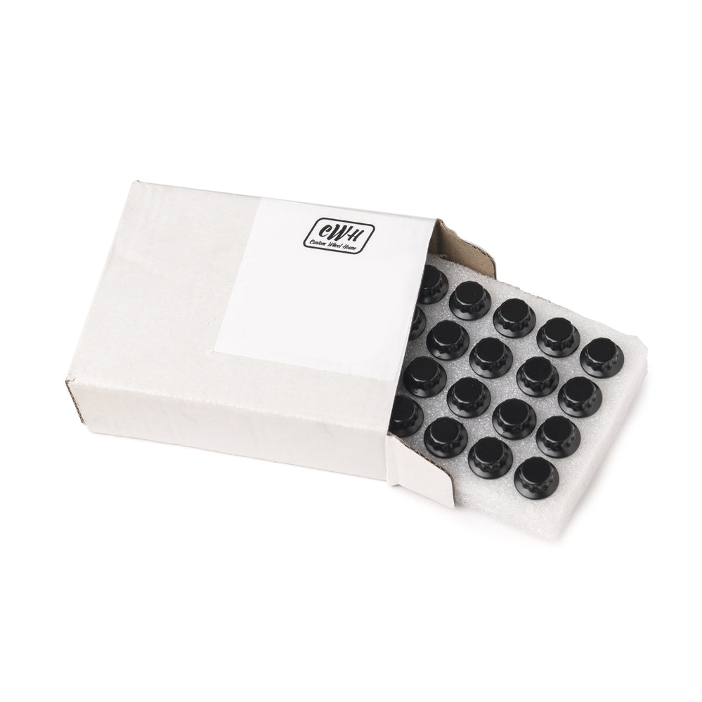 Method Race Wheels Lip Bolt Kit - MRW Embossed Black Bolts For Custom Wheel Builds