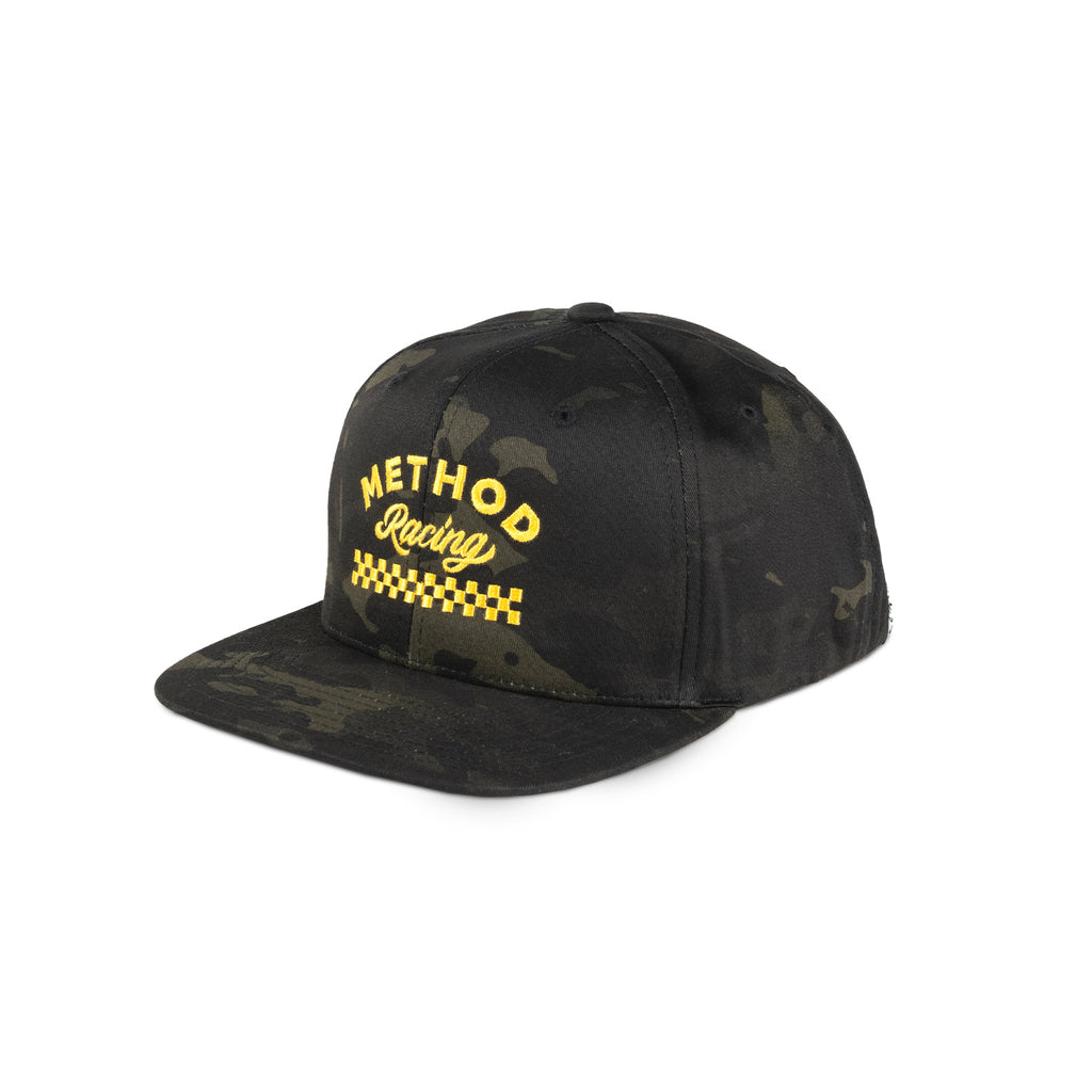 Method Race Shop Flatbill Trucker Hat | Snapback | Black Multicam ...