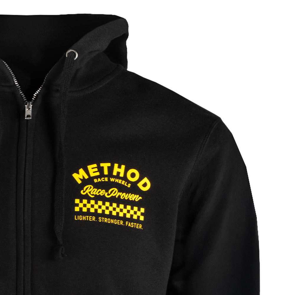 Method Race Shop Zip-Up Hoodie | Black
