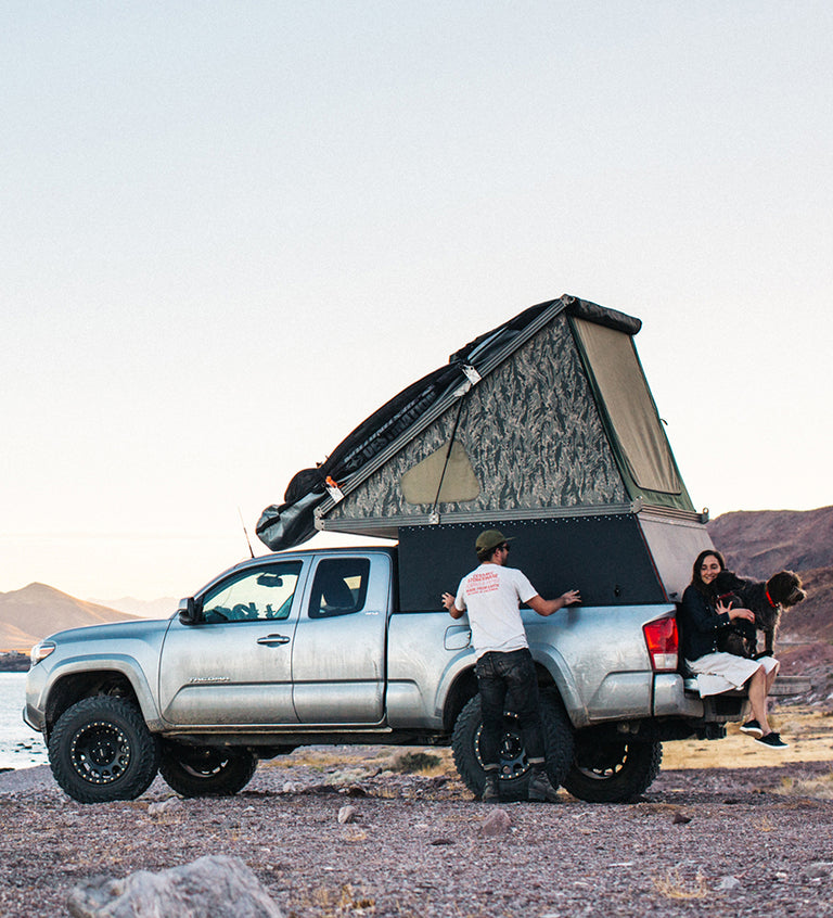 Toyota Tacoma offroad on Method Race Wheels 305 NV Standard wheels.