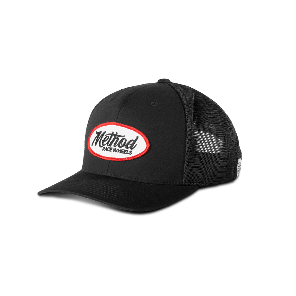 Method Mechanic Curve Bill Trucker Hat | Snapback | Black