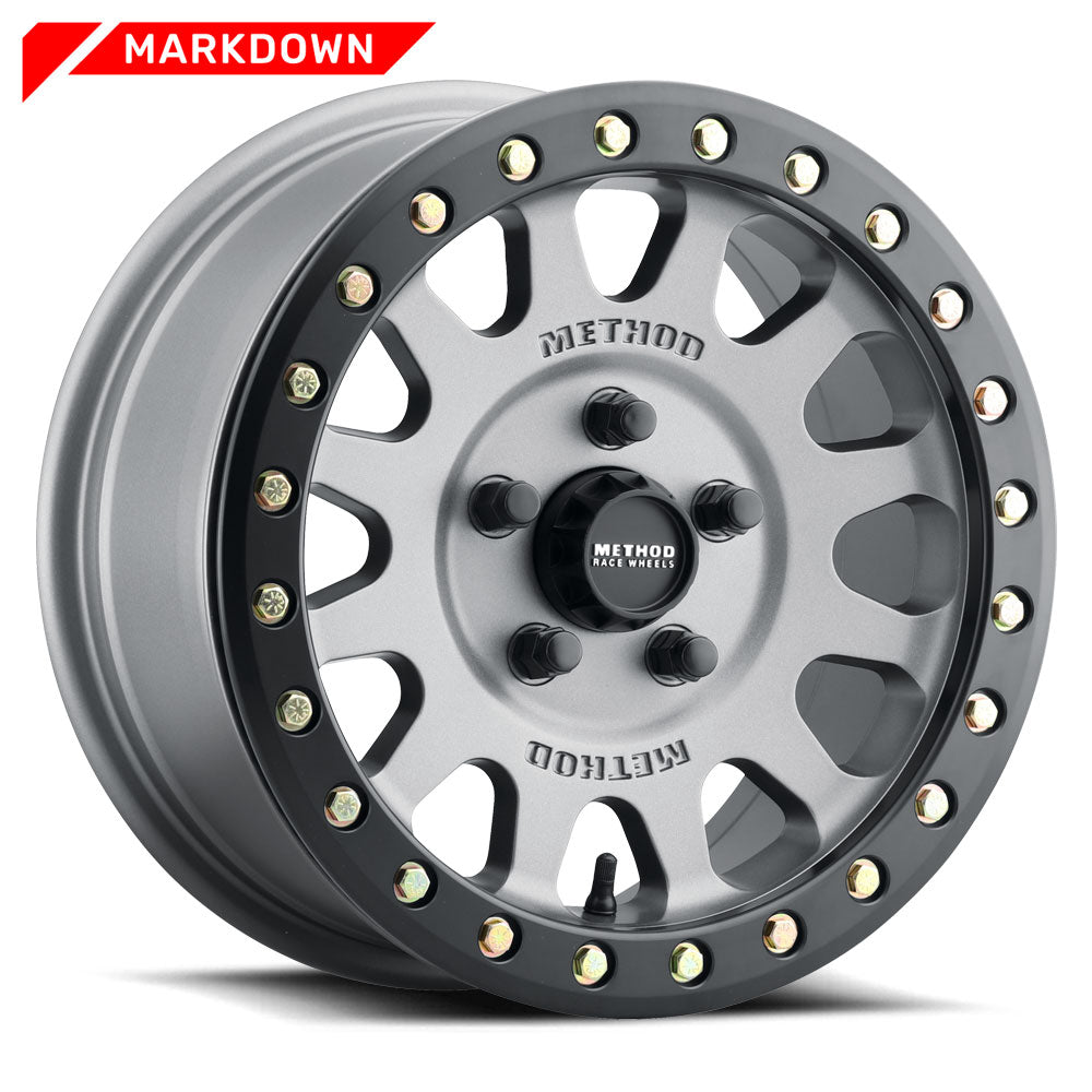 401 - Markdown | UTV Beadlock | Titanium - Matte Black Ring