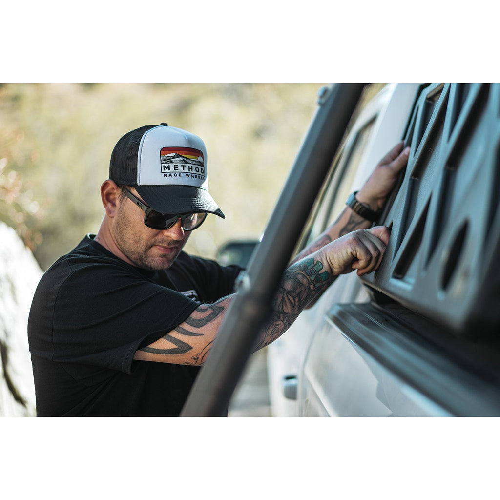 Method Duner Trucker Hat | Snapback | White - Black – AP-H0013 – Method ...