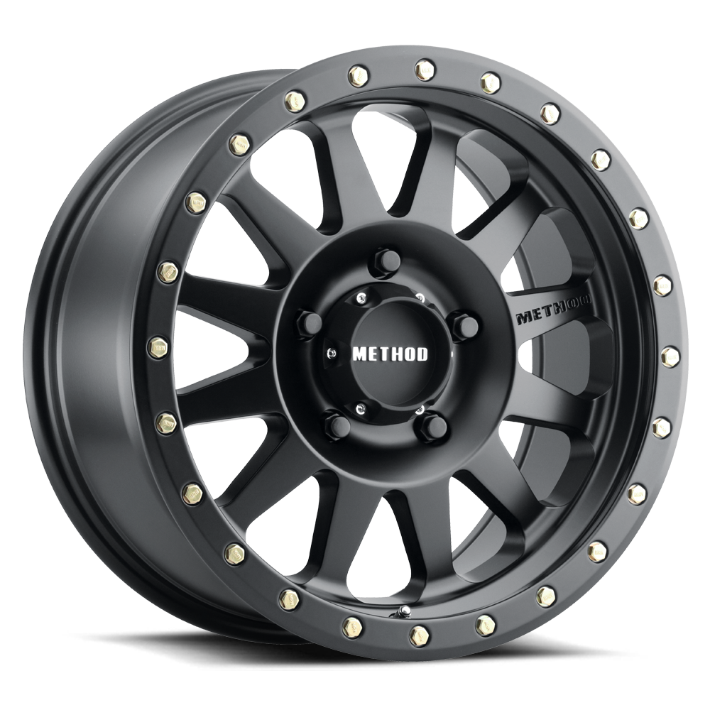 304 | Double Standard | Matte Black – MR30458012524N – Method Race Wheels