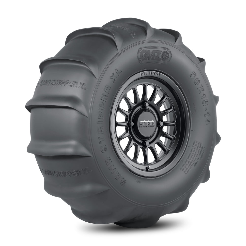411 Bead Grip | Matte Black + Sand Stripper Rear 14 XL 32