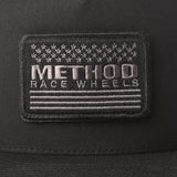 Method Stars & Bars Velcro Patch Flatbill Trucker | Snapback | Black
