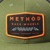 Method Bolt Check Trucker Hat | Snapback | Olive-Black