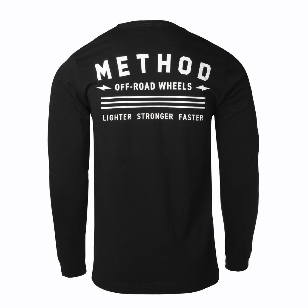 Method Bolted Long Sleeve Tee | Black – AP-T6708 – Method Race Wheels