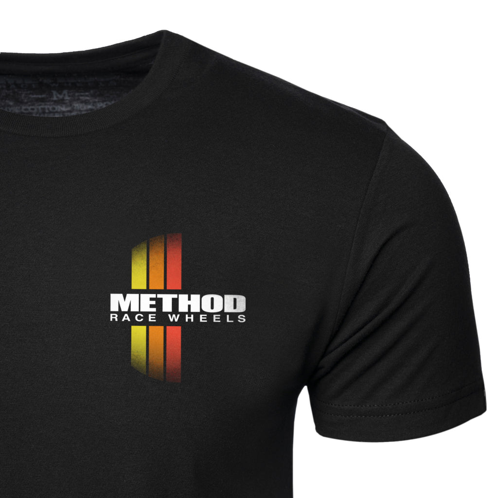 Method Classic Stripes Tee | Black – AP-T5908 – Method Race Wheels