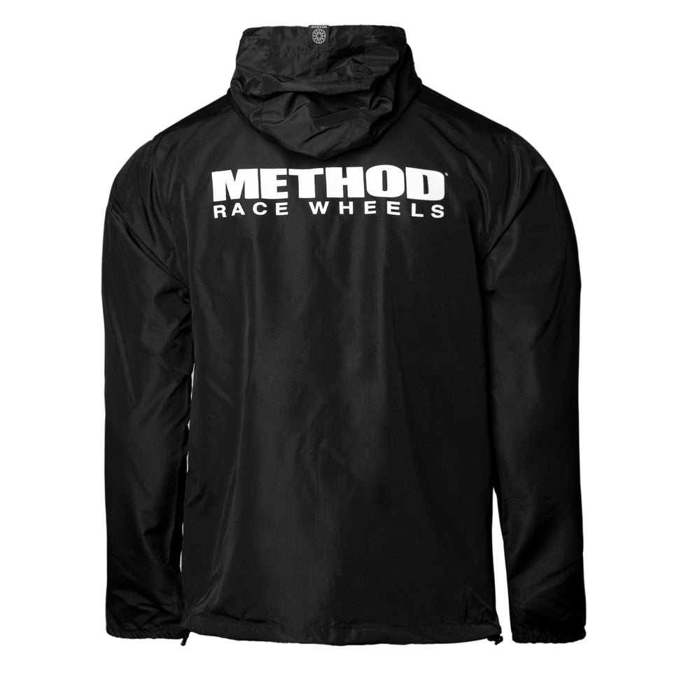 Method Brand Logo Windbreaker | Zip-Up | Black