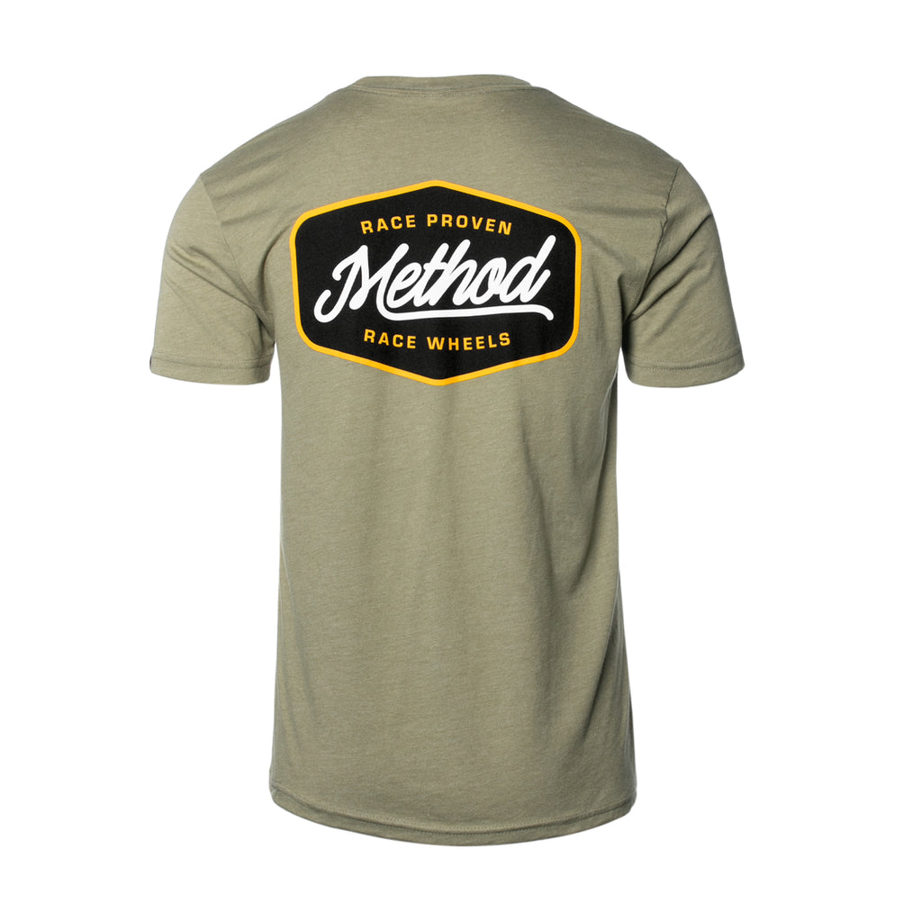 Method OG Race Proven Tee | Light Olive – AP-T5011 – Method Race Wheels
