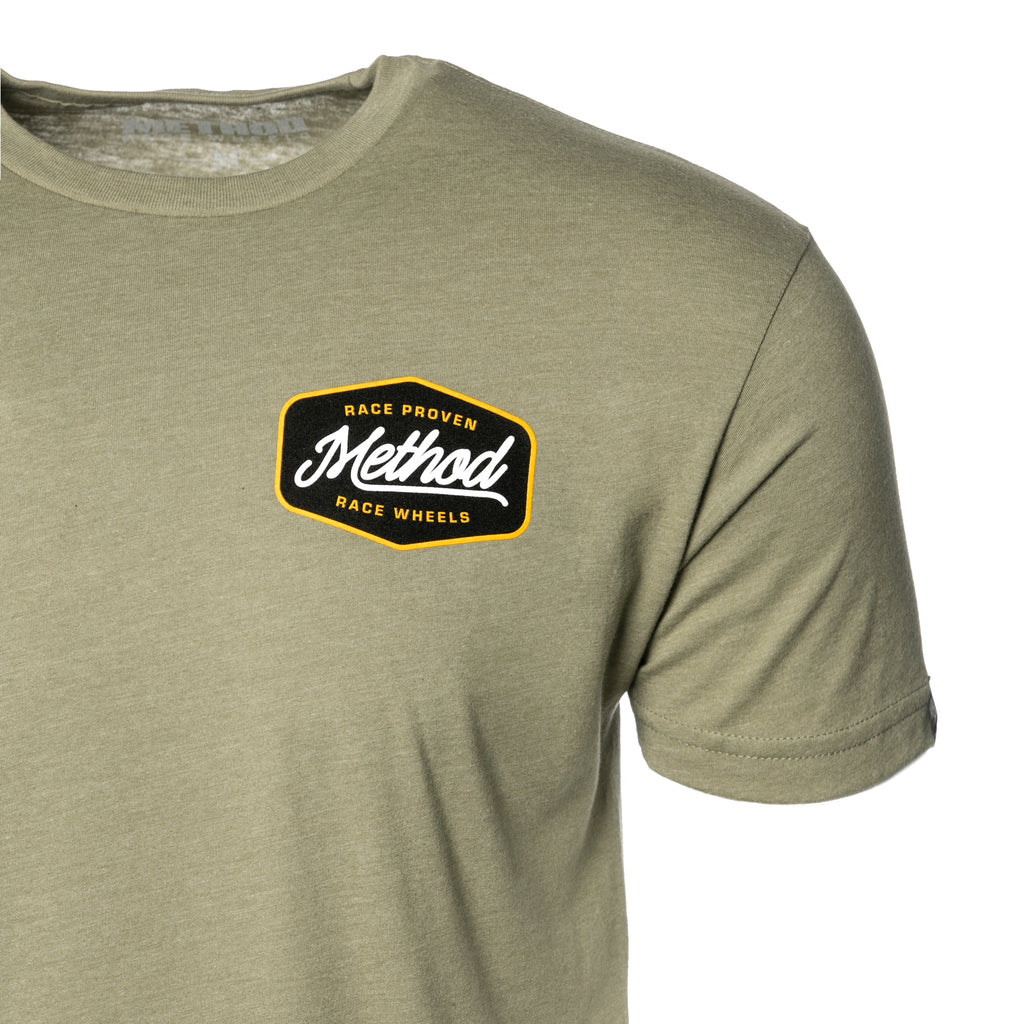 Method OG Race Proven Tee | Light Olive – AP-T5011 – Method Race Wheels
