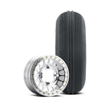 413 UTV Beadlock | Polished + Tensor SS 33 Front