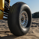 413 UTV Beadlock | Polished + Tensor SS 33 Front