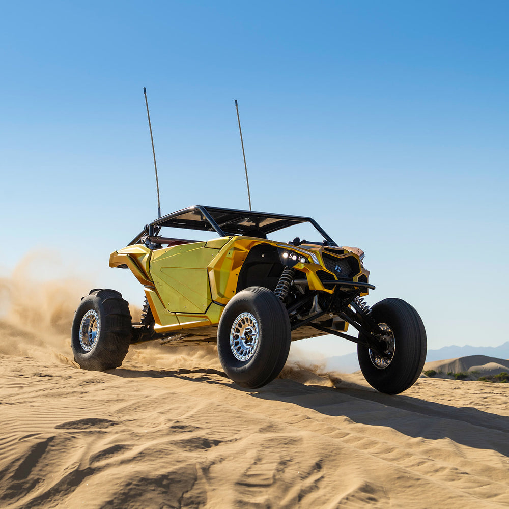 413 UTV Beadlock | Polished + Tensor SS 33 Front