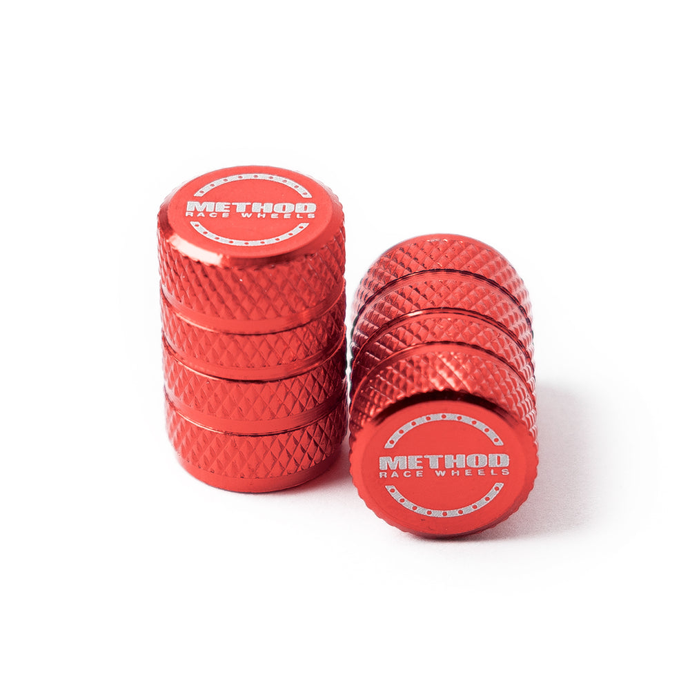 Valve Stem Caps | Method | Red 5-pack