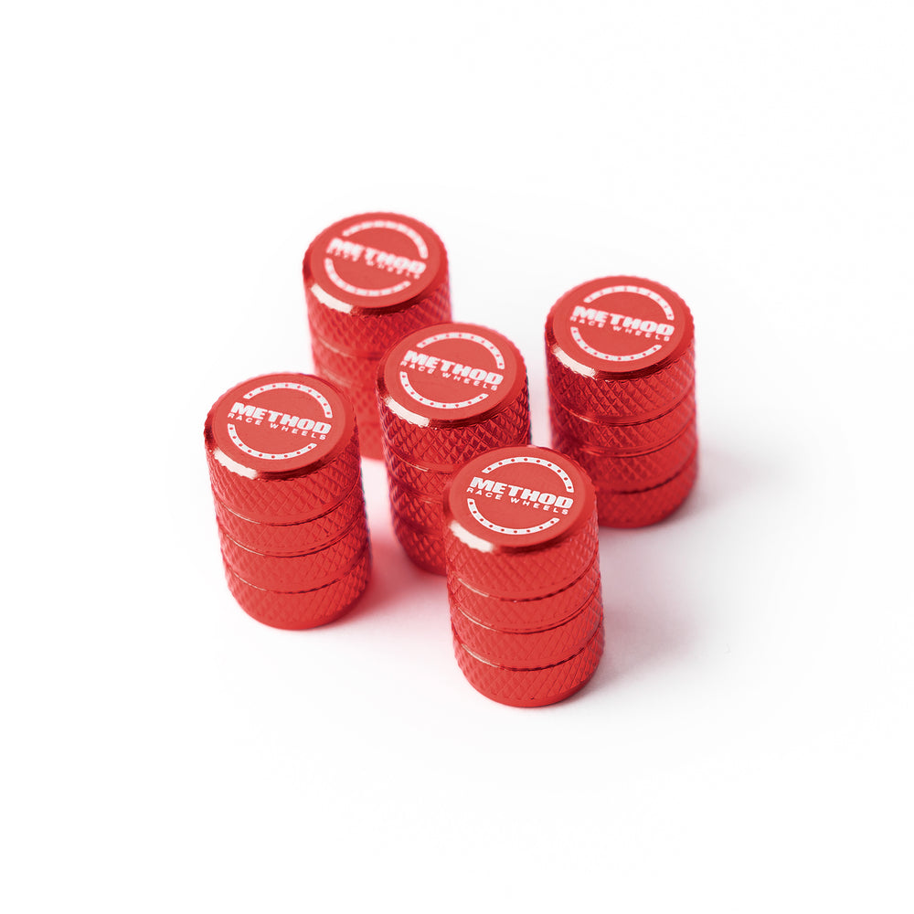 Valve Stem Caps | Method | Red 5-pack