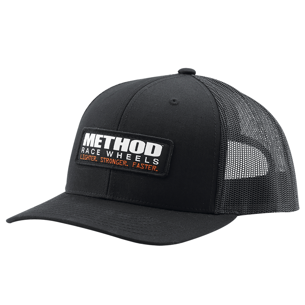 Method CB Trucker Hat | Black Snapback – Method Race Wheels