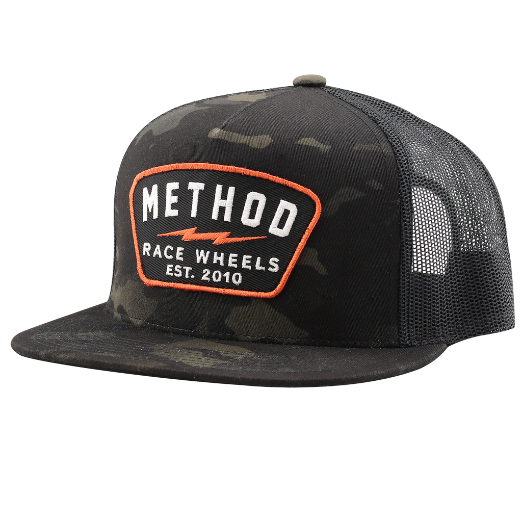 Method Bolt Patch Trucker Hat | Snapback | Dark Camo - Black – AP-H0023 ...