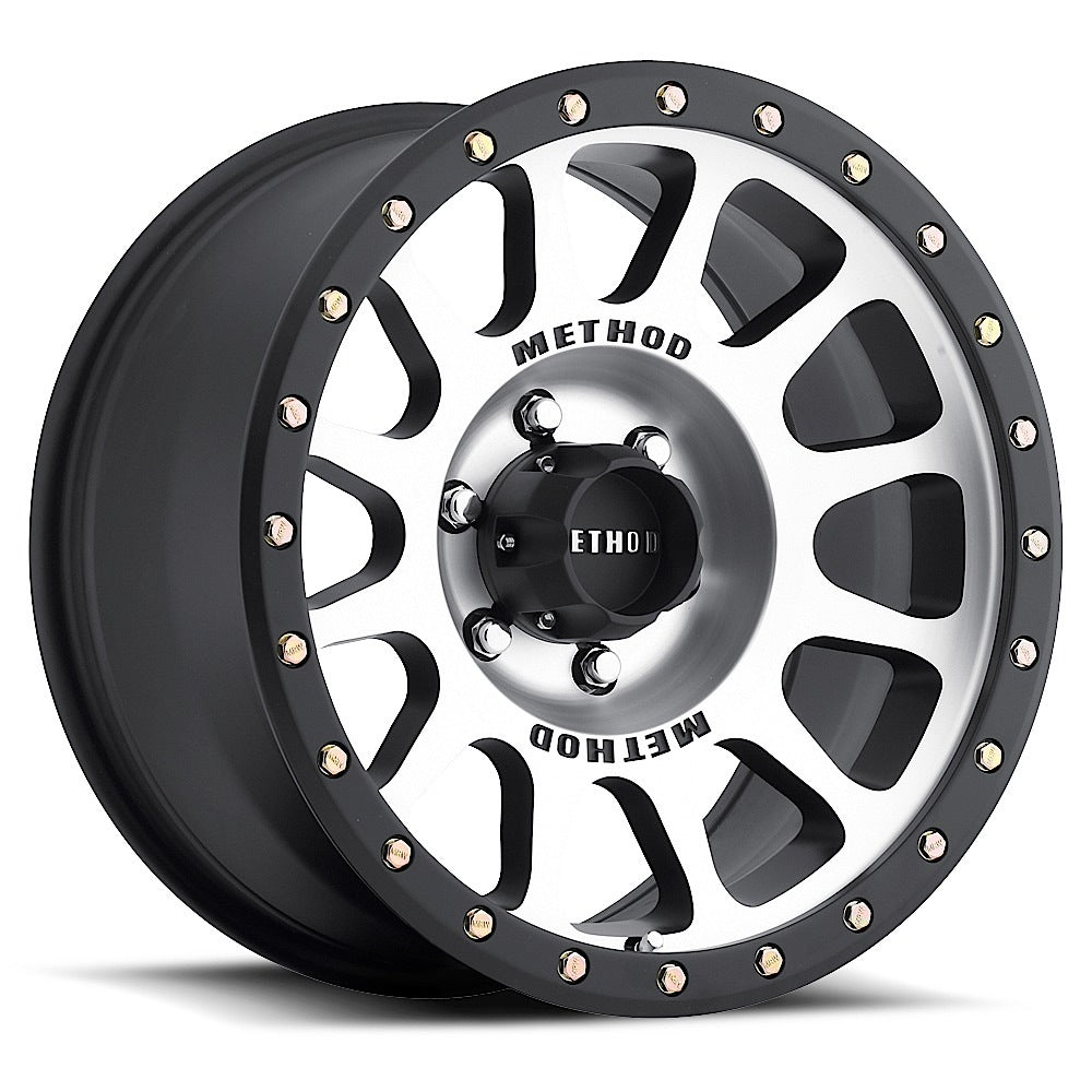 305 | NV | Machined - Matte Black Lip – MR30568012300 – Method Race Wheels