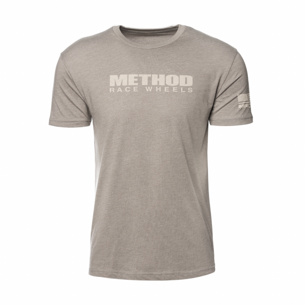 Method Brand Logo Tee | Stone Grey