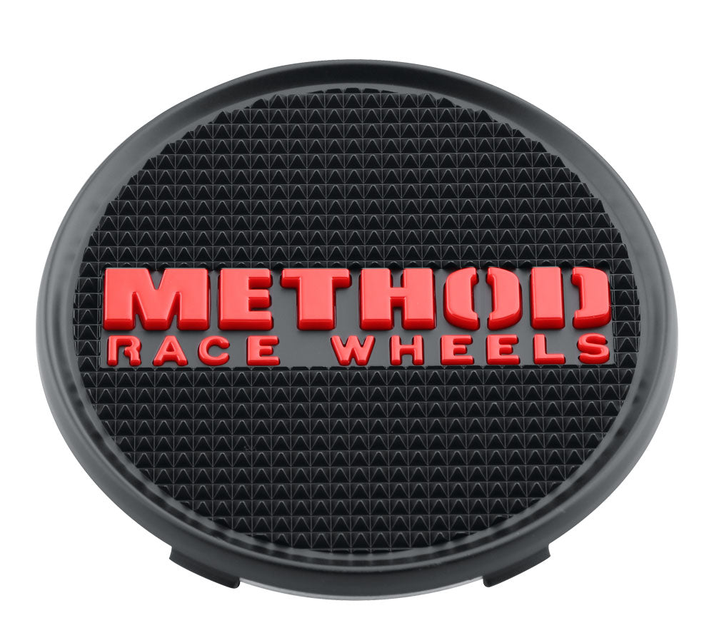 Center Cap | Snap-In | Black - Red – CP-T078K64-R – Method Race Wheels