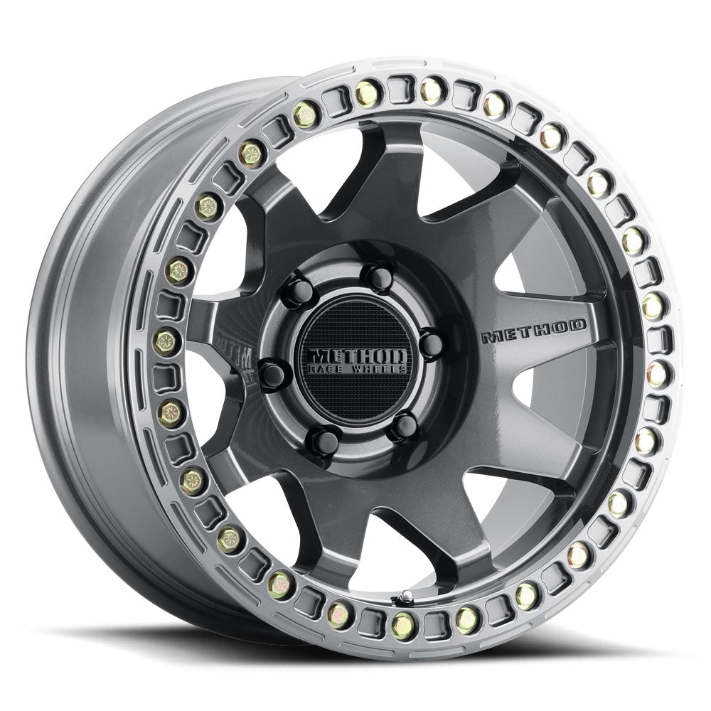 108 | Beadlock | Gloss Titanium – MR10879060844B – Method Race Wheels