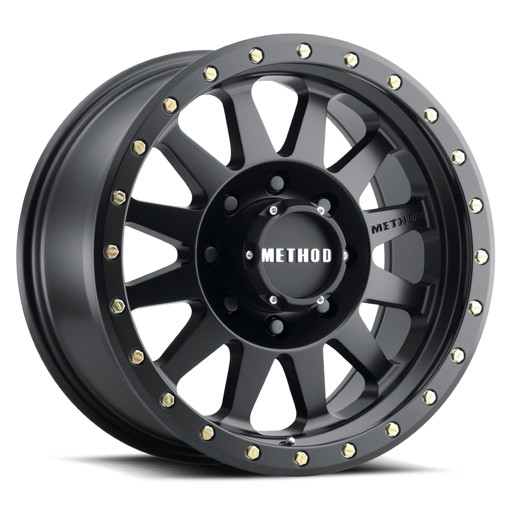 304 | Double Standard | Matte Black – MR30458012524N – Method Race Wheels