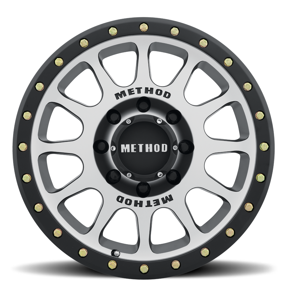 305 | NV | Machined - Matte Black Lip – MR30568012300 – Method Race Wheels