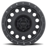 Matte Black MR307 Hole Off-Road Wheels. 